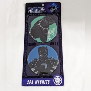 NEW MARVEL BLACK PANTHER WAKANDA FOREVER 2 PACK MAGNETS